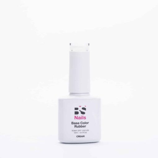 BSNAILS Base Color Rubber CREAM  - Blanco Translucido