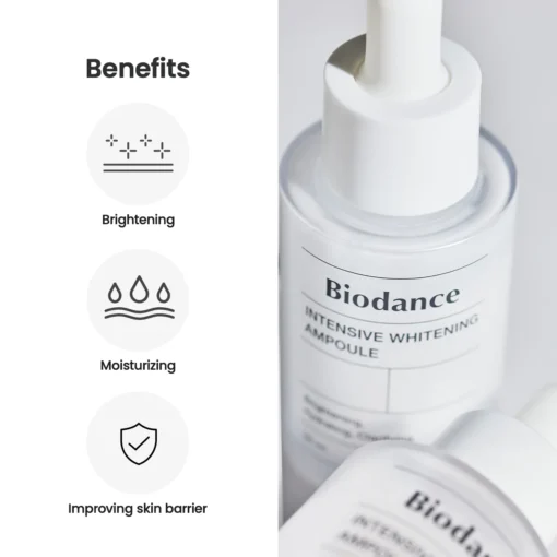 BIODANCE Intensive Whitening Ampoule - Serum Despigmentante 50ml - Imagen 3